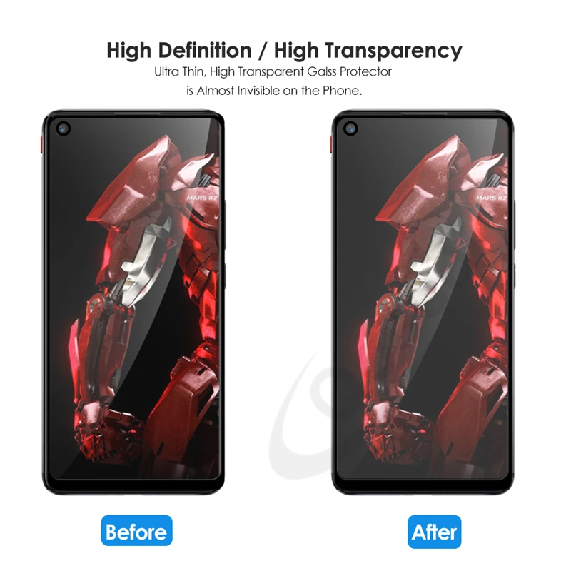Qosea For Huawei Nova 4 Screen Protector 9H Full Film Cover 3 4D Curved Surface Edge Protective Tempered Glass | Мобильные телефоны