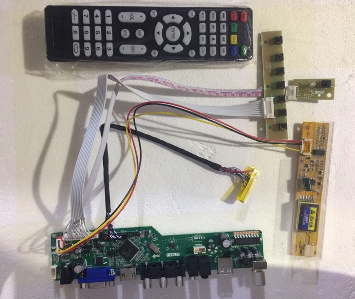 Высокое качество TV HDMI VGA CVBS плата ЖК-контроллера с USB T.VST59.03 для детской LVDS 1920*1200