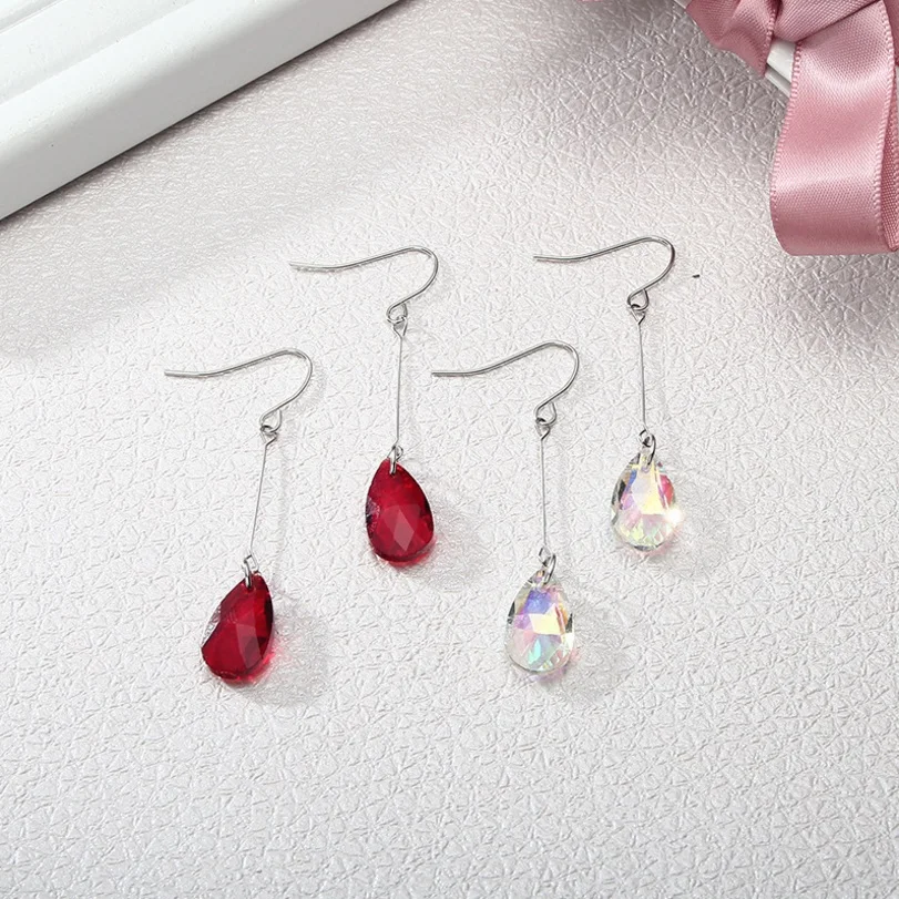 2018 новые корейские красочные хрустальные серьги с кисточками со стразами Brincos