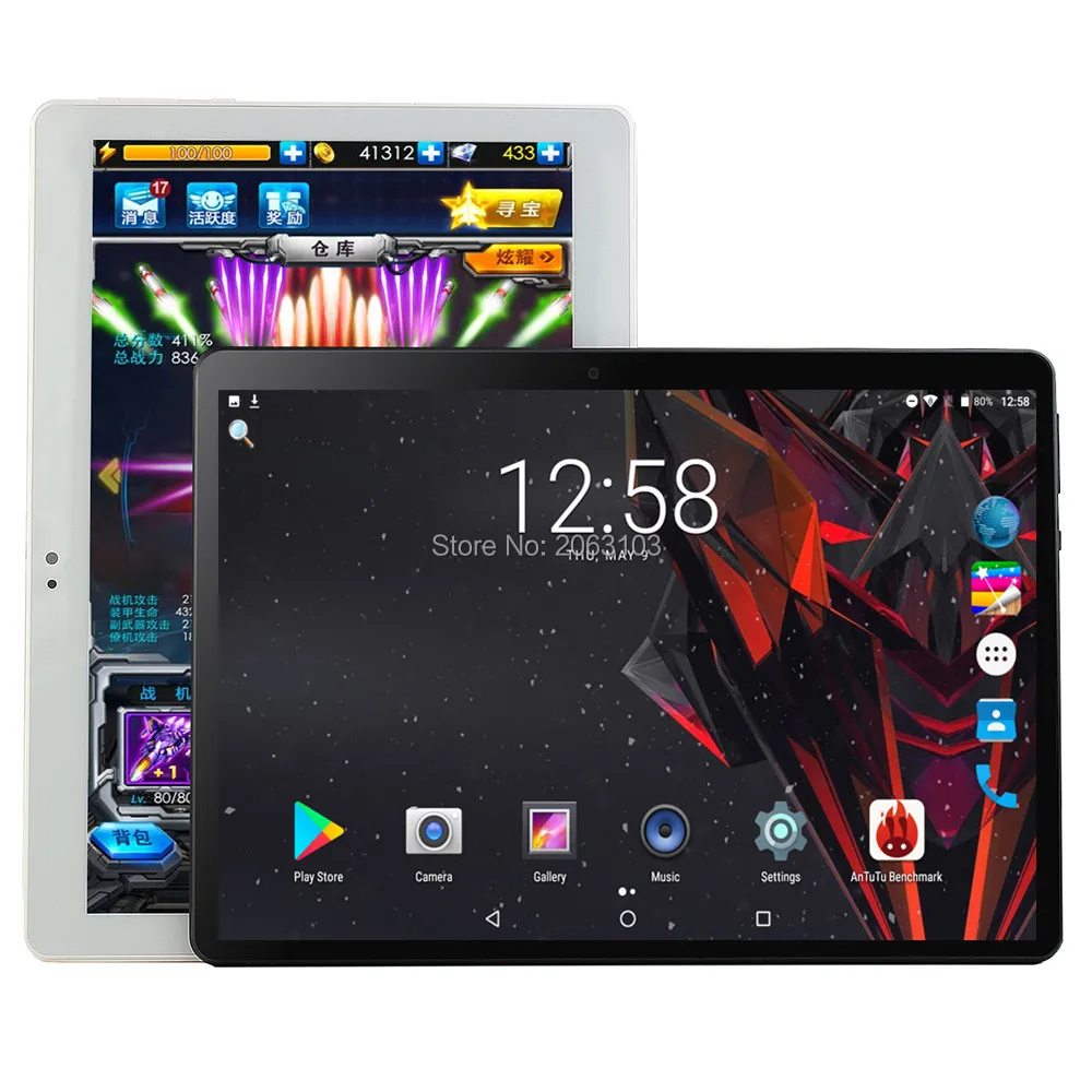 IPS планшет 10 дюймов Octa Core 3G 4G LTE Android 9 0 для Google Play Dual SIM Bluetooth GPS RAM 6 ГБ ROM 64 Гб