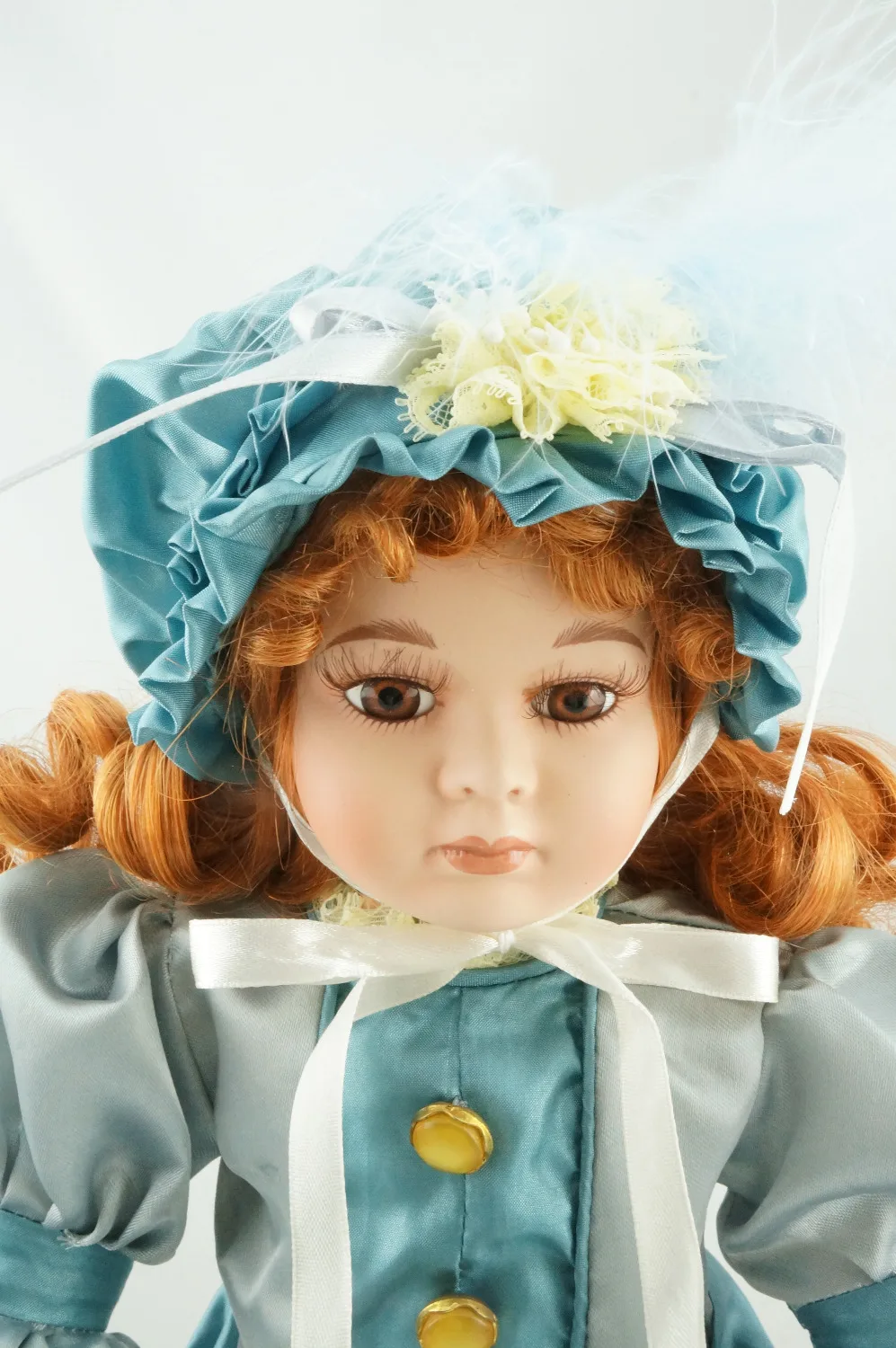 Козетта домашней коллекции ручной работы голубое платье косы вечернее принцессы