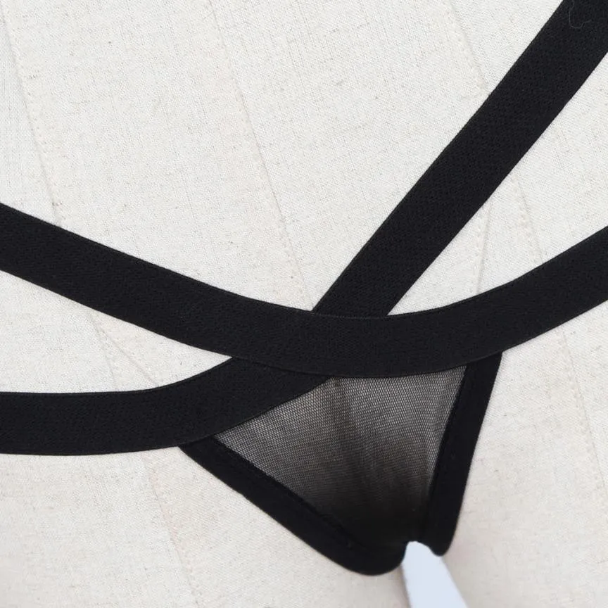 

2021 Transparent Underwear Adult Women Erotic Plus Size Cotton Thongs Woman Sexy Panties High Waist Lingerie Femme Nylon Briefs