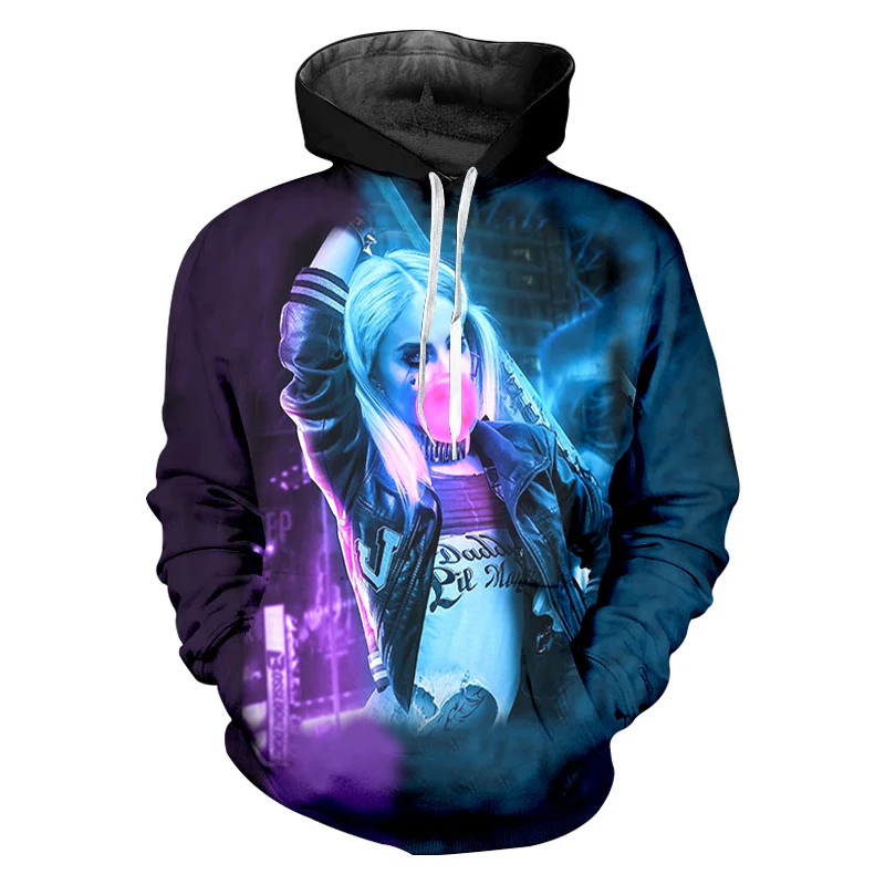 Хипстерские толстовки OGKB с 3d принтом из фильма жвачка пузыря для мужчин/женщин