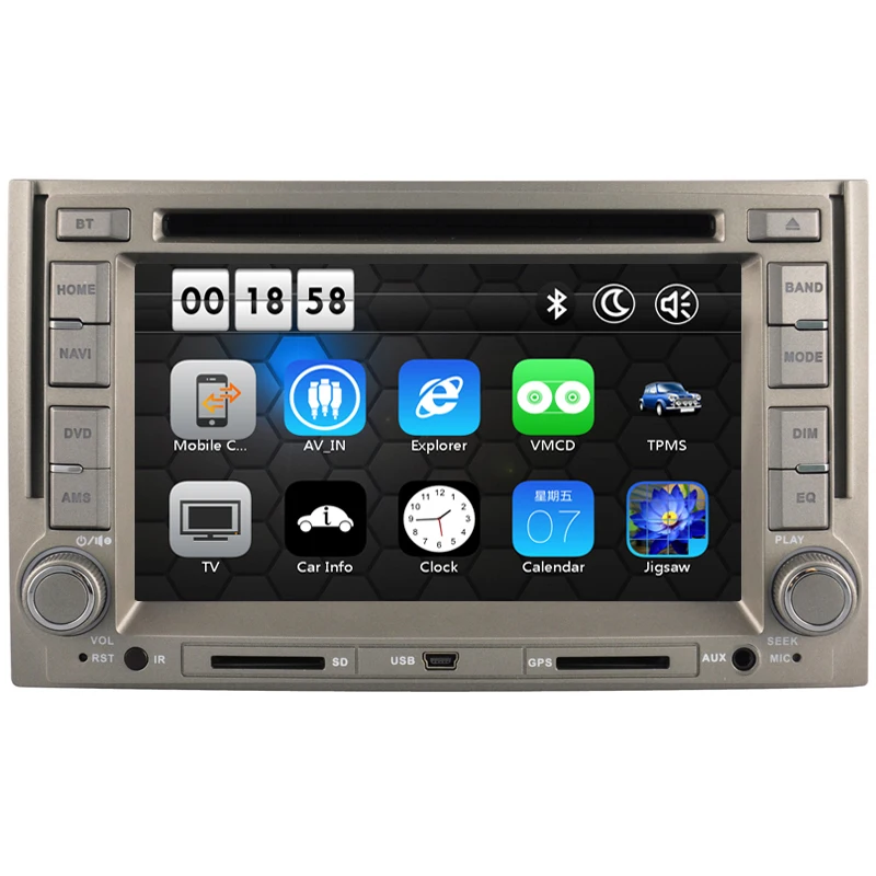 Автомобильный DVD-плеер 6 2 дюйма с навигационной системой GPS для Hyundai H1 Grand Starex 2007 2008