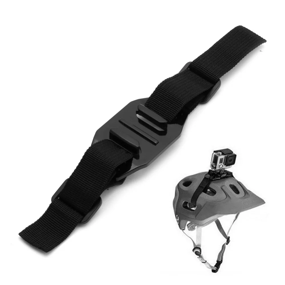 OOTDTY Universal Vented Strap Helmet Mount Adapter For Sport Camera Gopro HD Hero 1 2 3 | Sports &amp Action Video Cameras Accessories