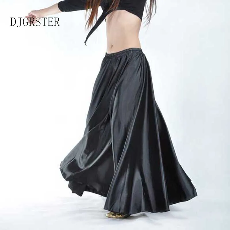 DJGRSTER 2020 женская шифоновая юбка для танца живота 16 цветов женские длинные
