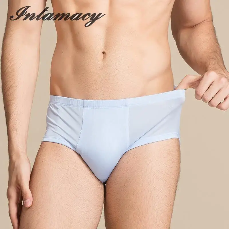 Мужское нижнее белье из 100% натурального шелка летние антибактериальные дышащие