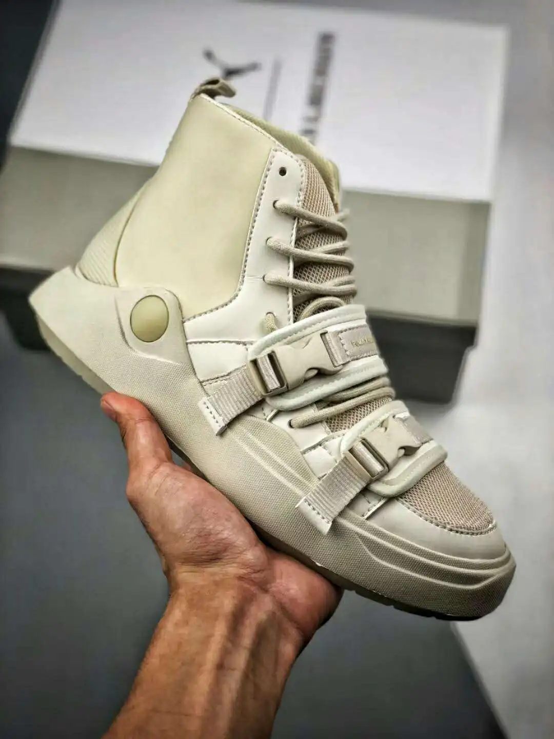2018 оригинальная PUMA HAN KJOBENHAVN X бездны на высоком тонком каблучке застежке обувь с