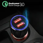 Автомобильное зарядное устройство с двумя USB-портами, QC 3,0