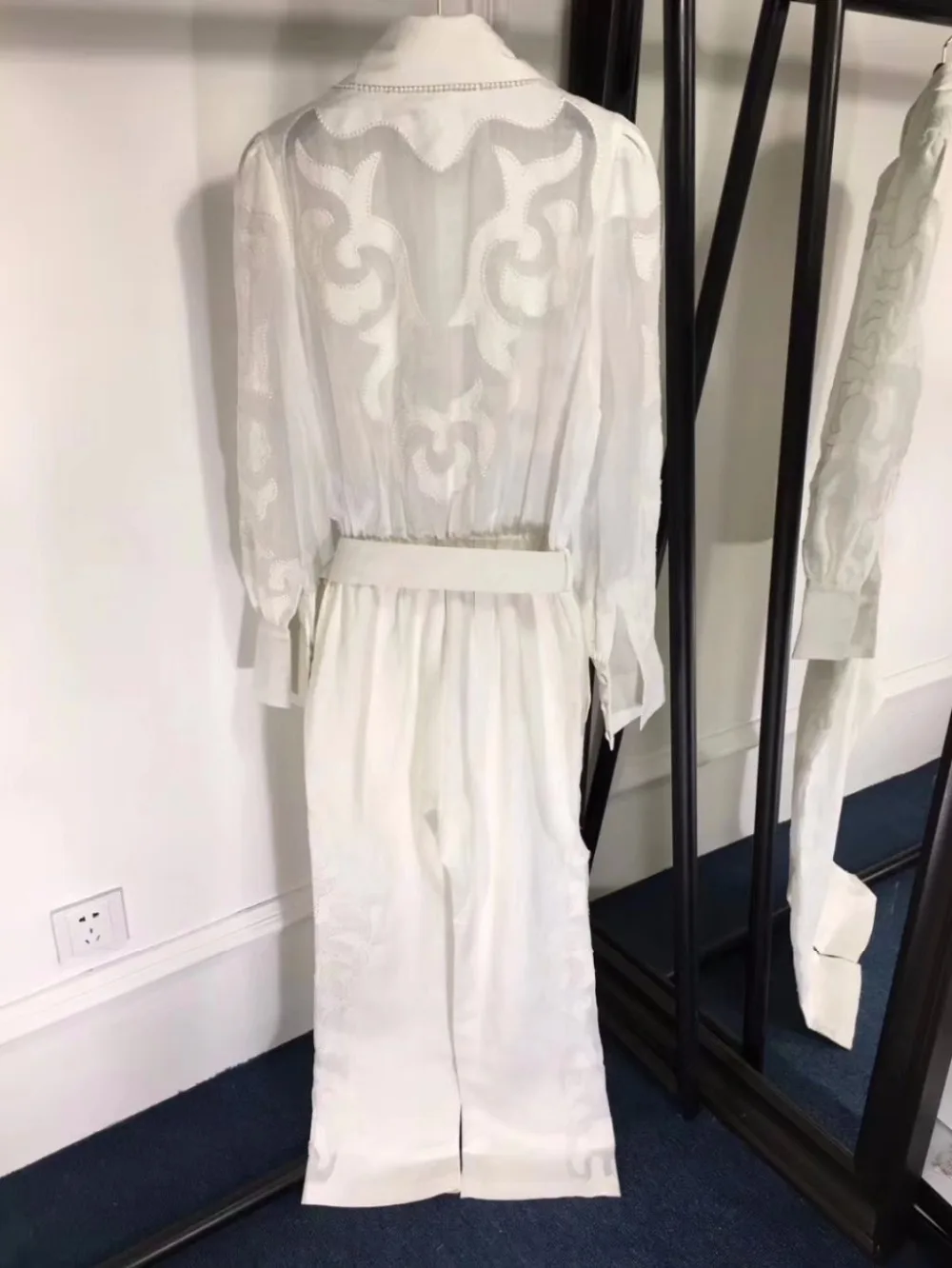 

Jumpsuits for women 2018 sexy costumen vadim elegant long elegant jumpsuit fashion autumn rompers one piece womens clothing