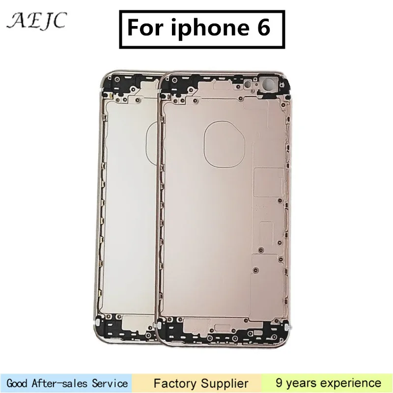 Задняя крышка для iPhone 6 батареи Дверь Корпус чехол Замена Золотой Серый