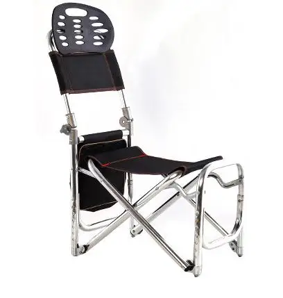 Only chair Уличные складные стулья для рыбалки, вращающаяся регулировка, переносное кресло из алюминиевого сплава с поддержкой удочки - Цвет: Only chair