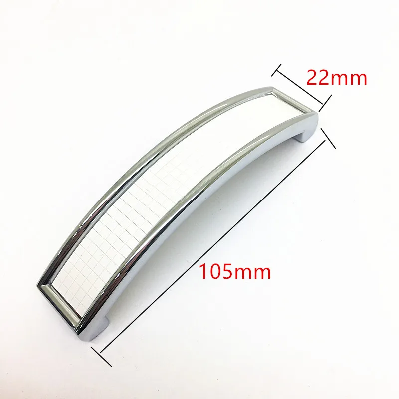 Шаг отверстий 96 мм белый цвет кухонного шкафа ручкой серебро ручка мебель тянуть