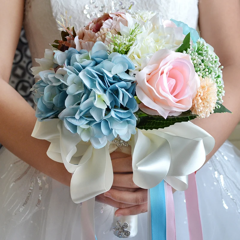 Casamento 2018 лидер продаж свадебный букет Искусственные Свадебные букеты женский Букет бесплатная