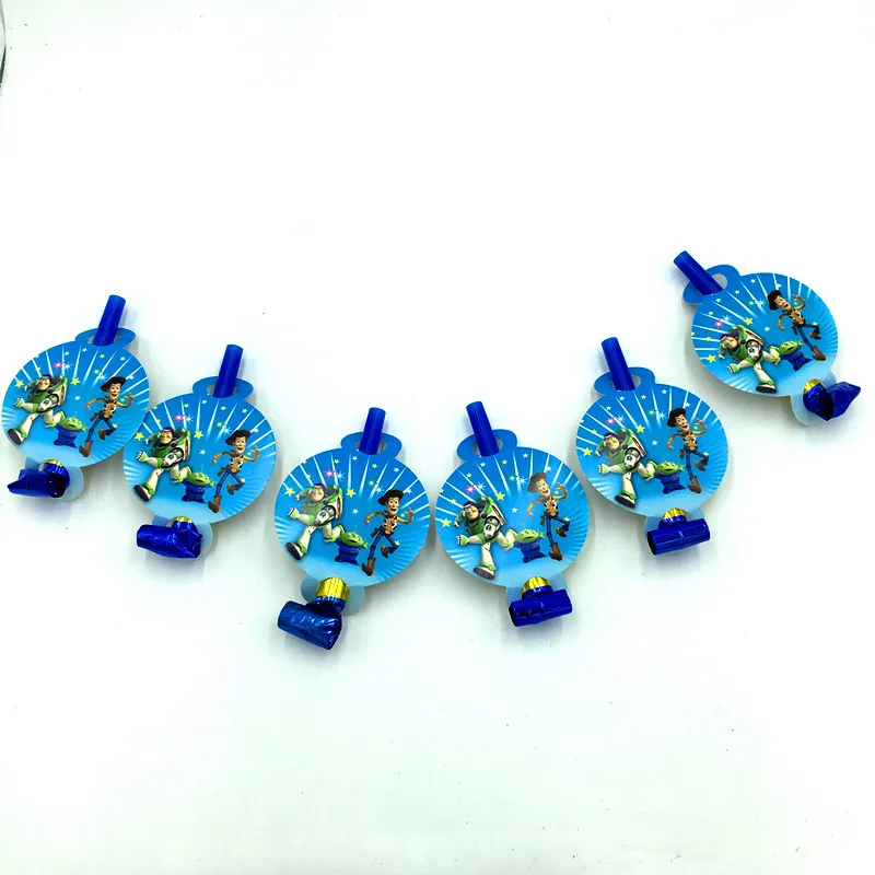 6 шт. История игрушек одноразовая посуда Хлопушки детский душ вечерние украшения