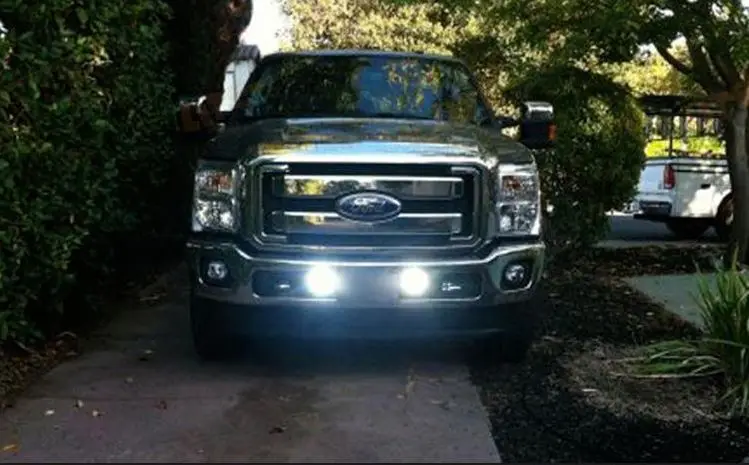 Невидимый 18 Вт Led DRL дневная противотуманная фара дальнего света внедорожный точечный прожектор 4x4 ATV 4WD светодиодный головной светильник тормозной задний светильник s