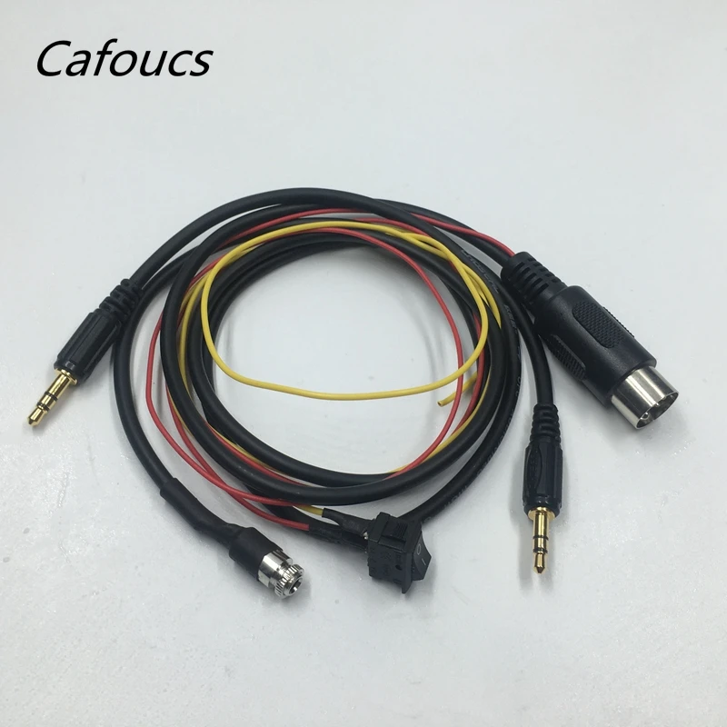 Cafoucs автомобильный AUX аудио кабель 8 pin Мама+ Мужской кабель для Nissan Teana JK230 JM230 JK200 2004-2008