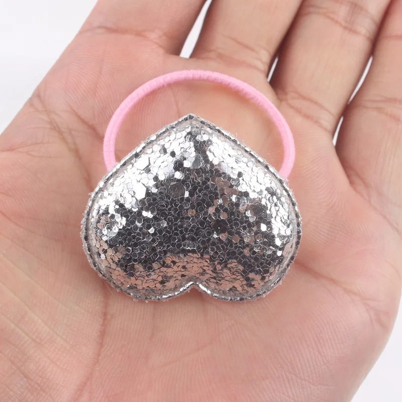 5 видов цветов розовые эластичные резинки для волос love heart 30 мм 1 шт. 2019 | Детская