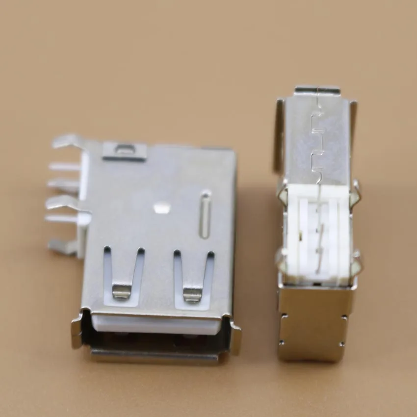 YuXi 1 шт./лот USB 2 0 разъем Женский 4P сторона DIP длинный корпус | Компьютеры и офис