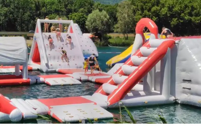 Hi Bouncia Великобритания надувной водный парк дизайн игр/надувная водная плавающая