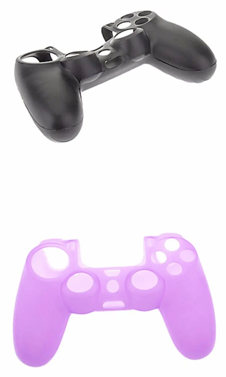 Цветной Мягкий силиконовый чехол для контроллера Sony Playstation 4