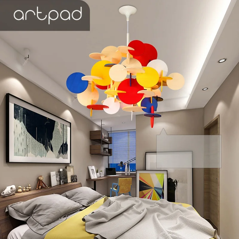 Креативные строительные блоки Artpad сделай сам красочная Подвесная лампа для