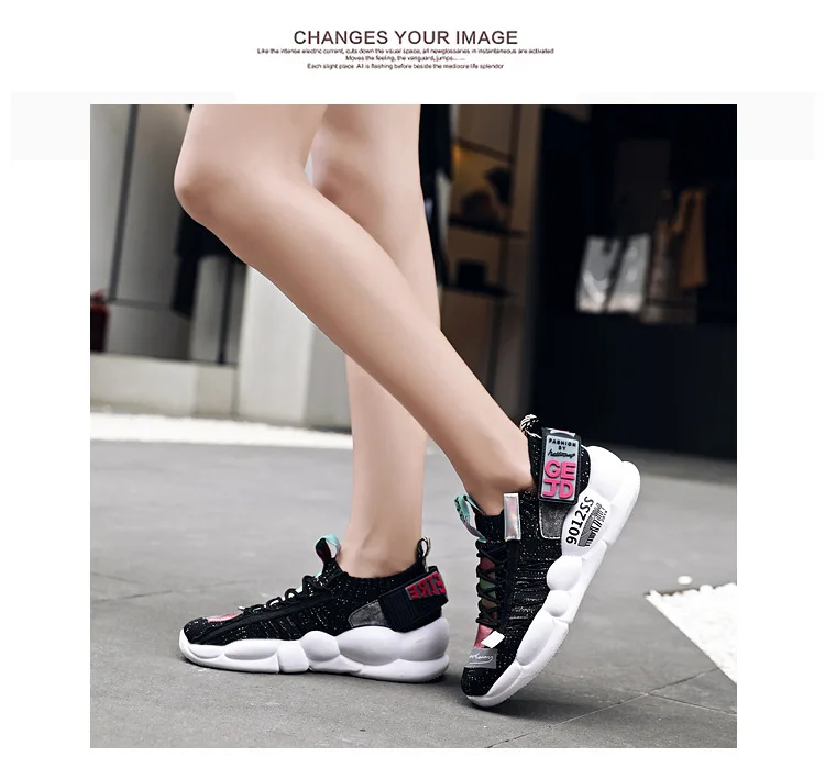 Новинка; женская спортивная обувь; разноцветная Тканевая обувь; zapatos de mujer; кроссовки на платформе; женская дизайнерская обувь; A71