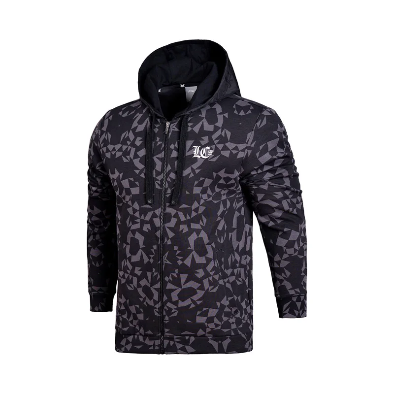 Мужская Спортивная Трикотажная Толстовка с капюшоном Li Ning модная удобная куртка