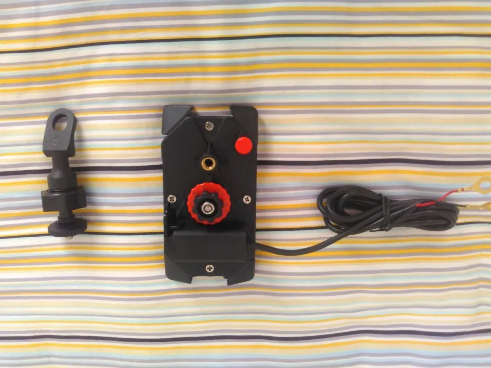 Держатель для телефона мотоцикла зарядка через USB крепление на руль или зеркало