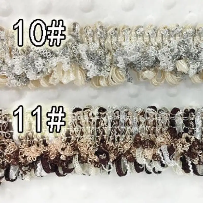 12 ярдов/лот Обрамленные бахромой кружевные аксессуары для занавесок, дивановых подушек, декоративных подушек DIY с бахромой Con Flecos on.