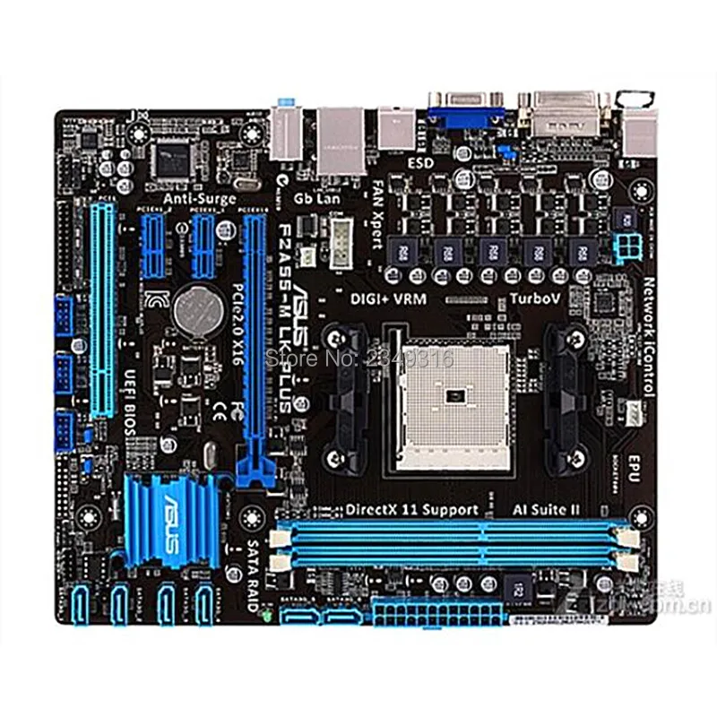 Для ASUS F2A55-M LK PLUS б/у Оригинал материнская плата разъем FM2 DDR3 A55 рабочего