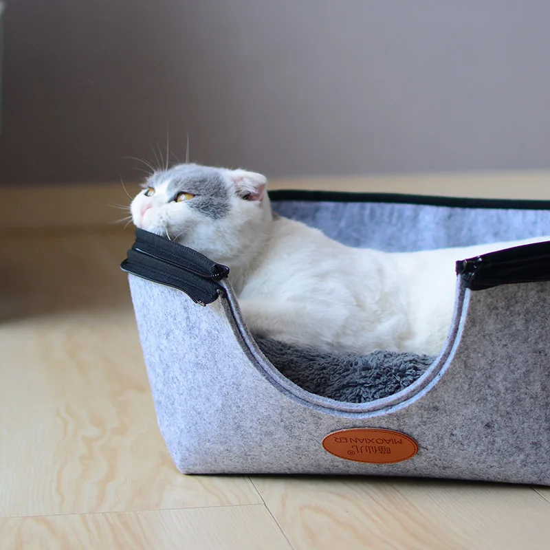 HEYPET кошки пещерная кровать домик для домашних животных спальный мешок на молнии