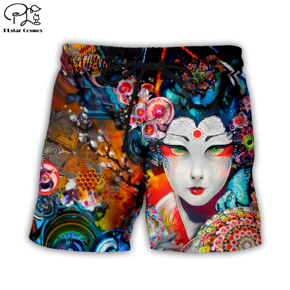 

Japanese style colorful Traditional geisha 3D Print Hoodies Men women harajuku Sweatshirt zipper tracksuit long sleeve pullover