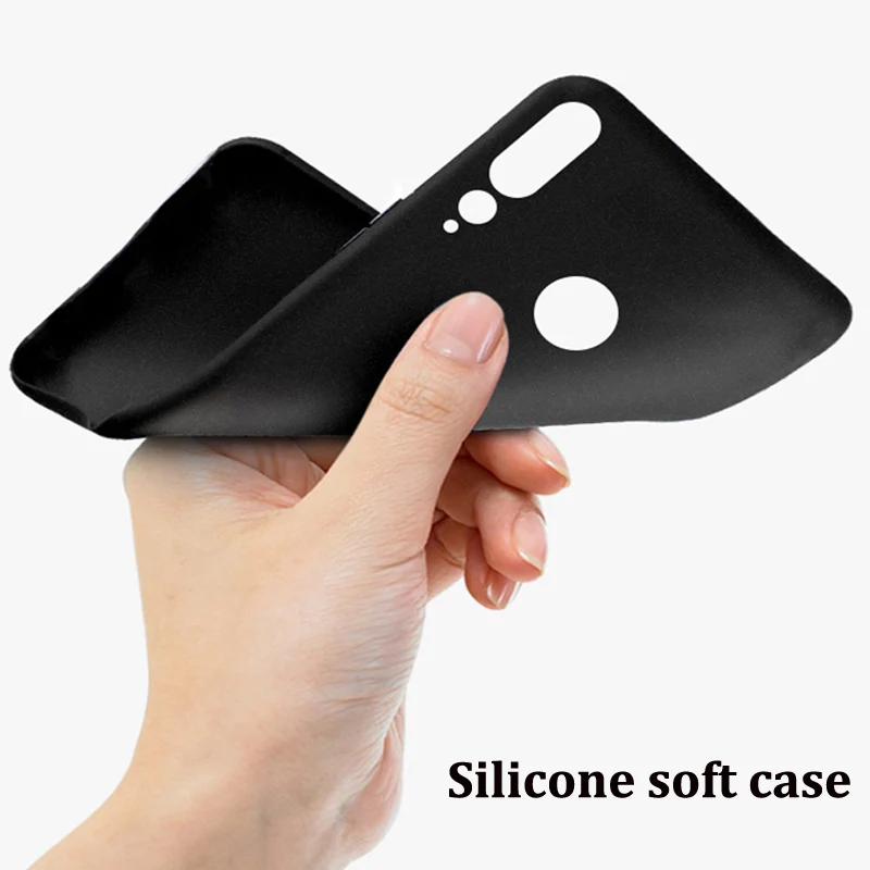Film For Lenovo Z5S HD Screen protective tempered glass film + 1PCS Case Soft Back cover L78071 phone case shell | Мобильные