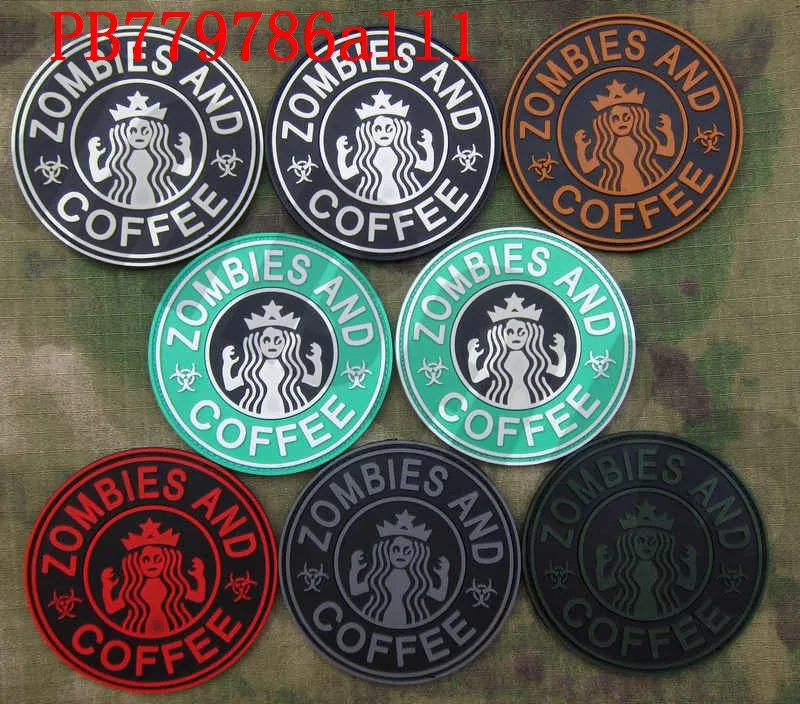 

3D PVC patch ZOMBIES goddess Tactical Rubber patch