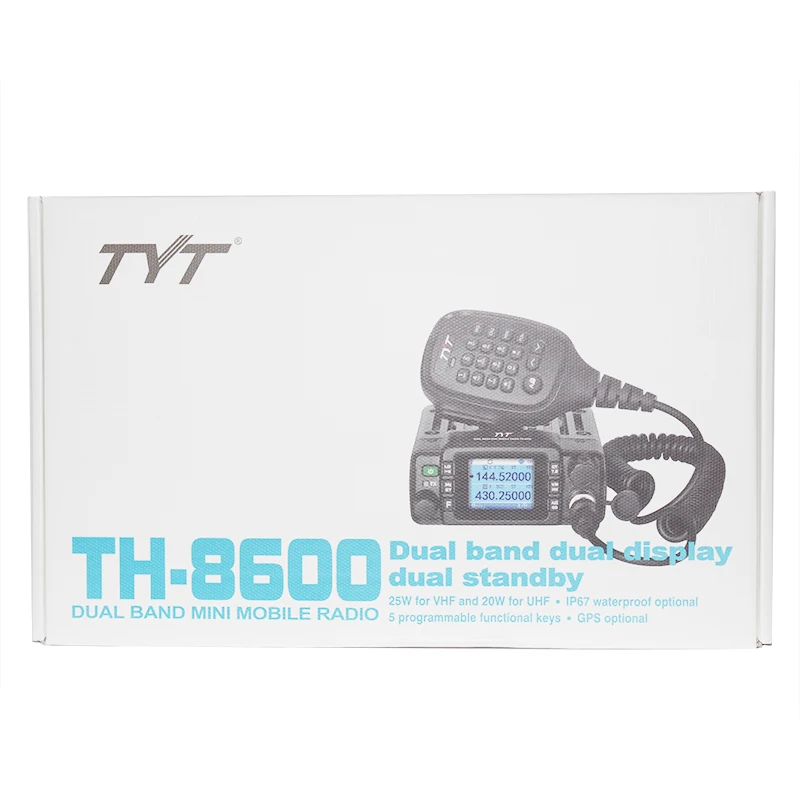 TYT TH 8600 IP67 водонепроницаемый двухдиапазонный Мини Автомобильный мобильный
