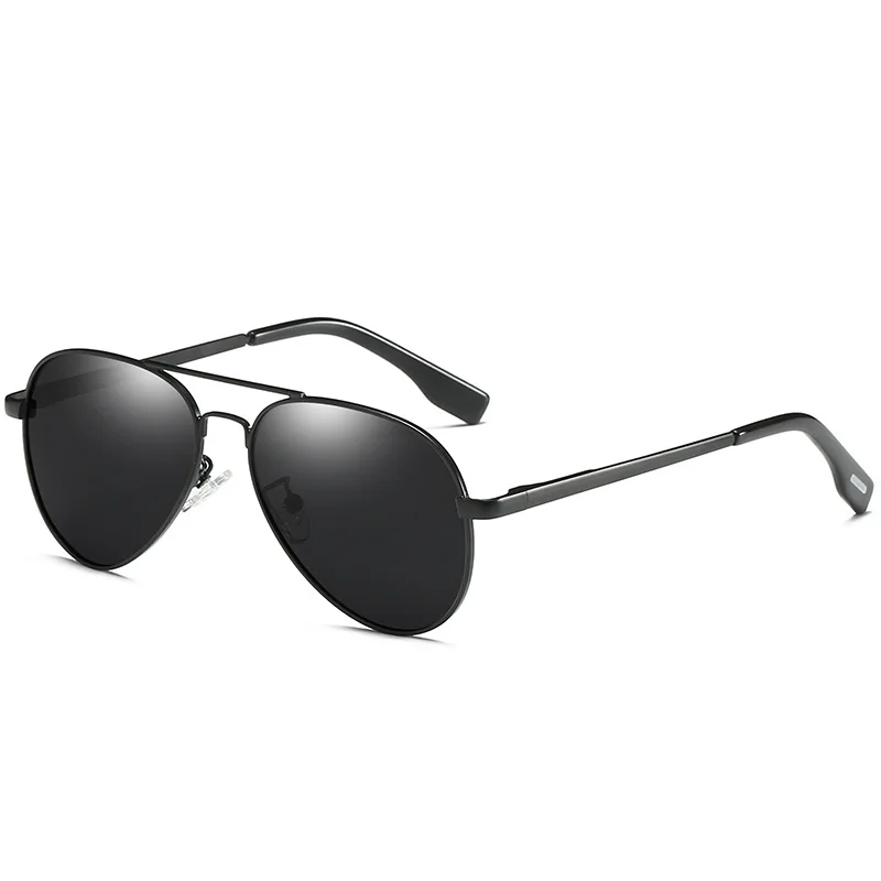 C1 black black Классический Pilot, поляризационные солнцезащитные очки для женщин Для мужчин Для женщин антибликовые линзы бренд солнцезащитные очки для вождения, рыбалки, очки ретро PM0193 - Цвет линз: C1 black black