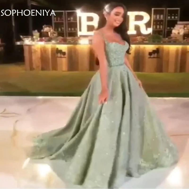 

New Arrival Sexy Evening dresses Long Arabic Kaftan Evening dress Party abiye Full Hand Beading Crystals evening gowns