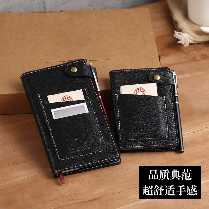 Винтажный мини блокнот из 100% натуральной кожи дорожный журнал планировщик с