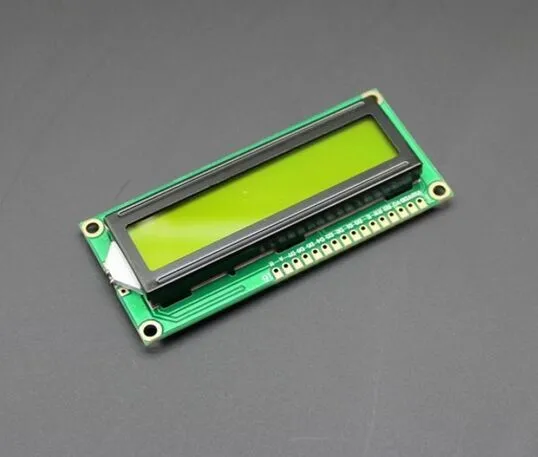 Модуль дисплея Glyduino LCD1602 Желтый экран с подсветкой ЖК дисплей 5 В для