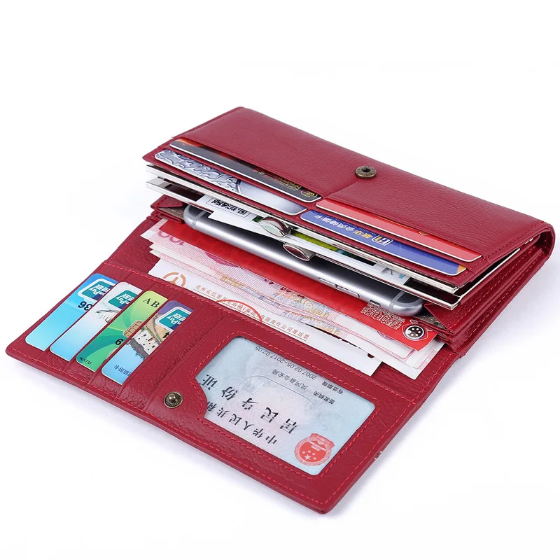 2020 Лидер продаж! Женский Длинный кошелек из натуральной кожи лучшая сумка