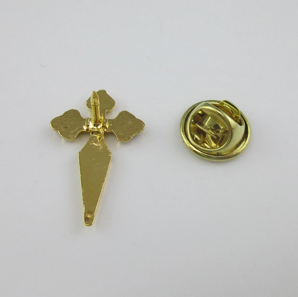 500 шт. в ассортименте красные и королевские синие крестообразные булавки Saint James