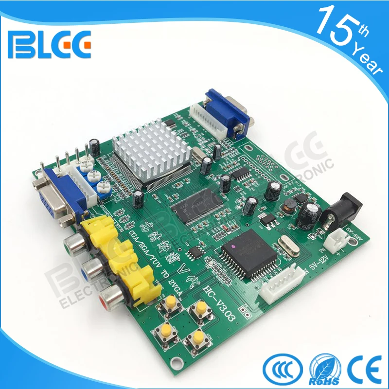 Преобразователь CGA/EGA/YUV в VGA один выход аркадная игра один/двойной выход|converter