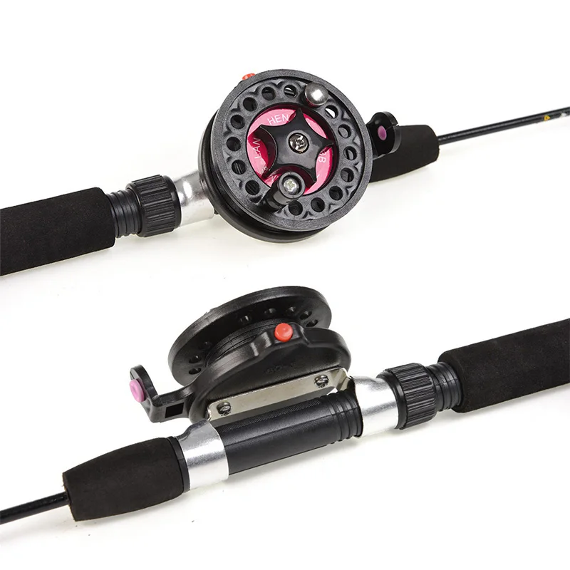 WDAIREN зимняя Удочка 43 г легкие ледяные удочки 65 см Карманный Телескопический Мини