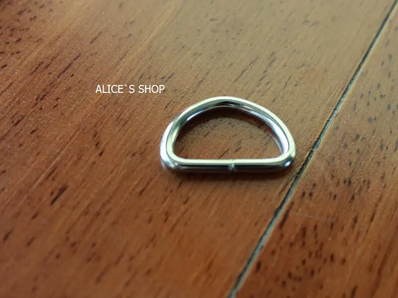 

3/4 inch Bag parts, Bag hardware accessories Handbag solid D Ring Buckle belt parts Metal Dog ring Package accessories