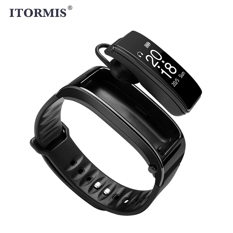 ITORMIS смарт Talk Band TalkBand Браслет Смарт браслет Bluetooth наушники беспроводные звонки PK