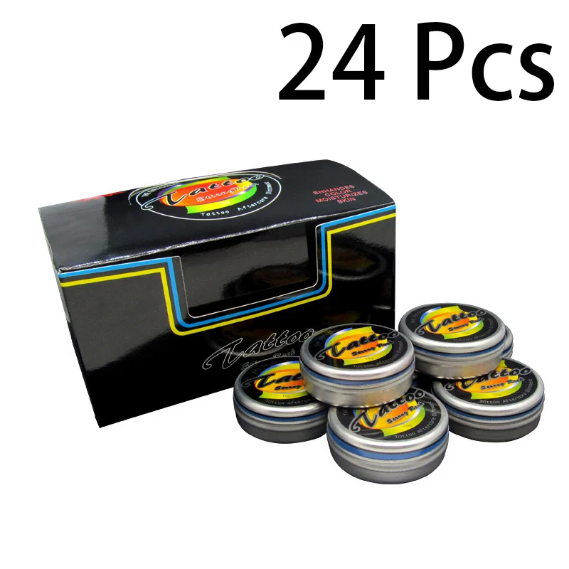 24pcs 24 шт. крем для ухода за татуировками крем для удаления татуировок мази для восстановления татуировок крем для восстановления кожи - Цвет: 24pcs