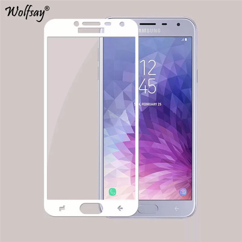 Полное покрытие закаленное стекло для Samsung Galaxy J3 2018 защита экрана J337 5 0