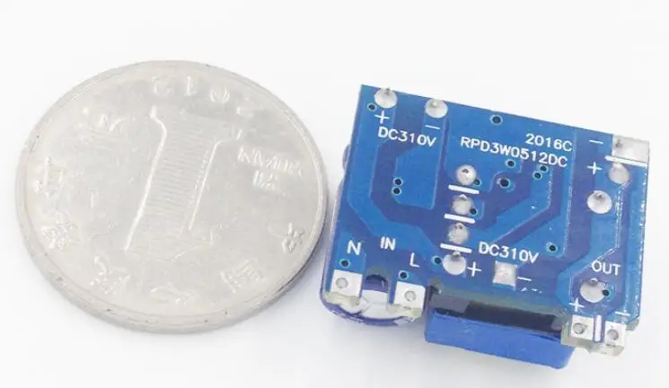 Понижающий преобразователь напряжения понижающий модуль 110 В/220 В до 12 в 300 мА 3 6 Вт