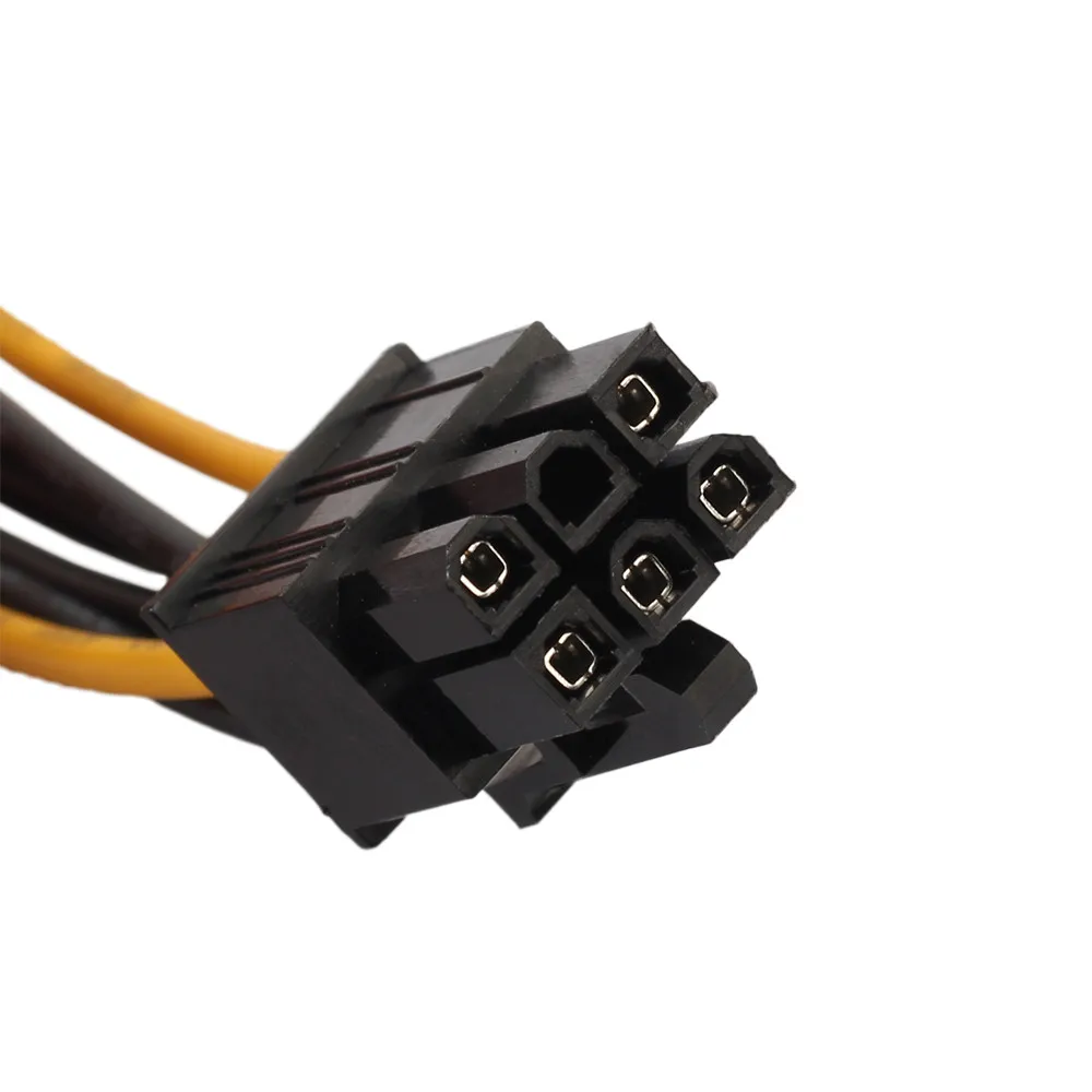 Двойной 4 контактный 6 Pin PCI E Express конвертер адаптер кабель питания usb sata riser card rj45